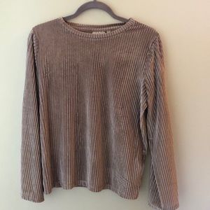 Shimmery pink Dantelle 3/4 sleeve shirt